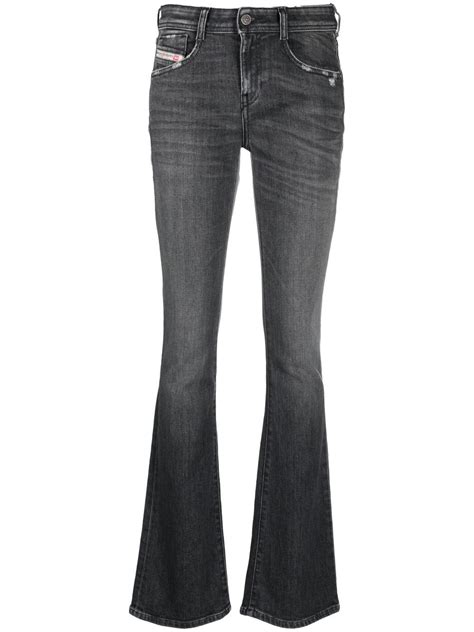 versace 1969 milano black bootcut jeans|Bootcut Jeans .